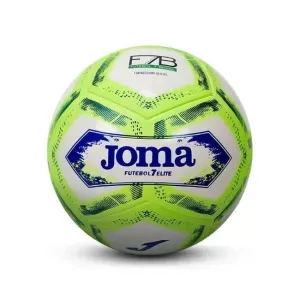 BOLA DE FUTEBOL7 OFICIAL ELITE SELO F7B BRANCA E VERDE - JOMA
