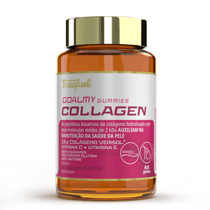 GOALMY GUMMIES COLLAGEN - STRAWBERRY - COLÁGENO VERISOL + VIT. C e E - 60 gomas