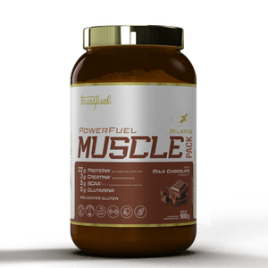 MUSCLE PACK - WHEY PROTEIN 3W + ASSOCIAÇÕES - CHOCOLATE - 900G