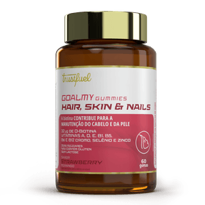 GOALMY GUMMIES HAIR,  SKIN AND NAILS - STRAWBERRY - 60 GOMAS